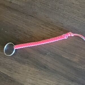 Gimp Boondoggle Rexlace Box Square Stitch Zipper Pull Keychain